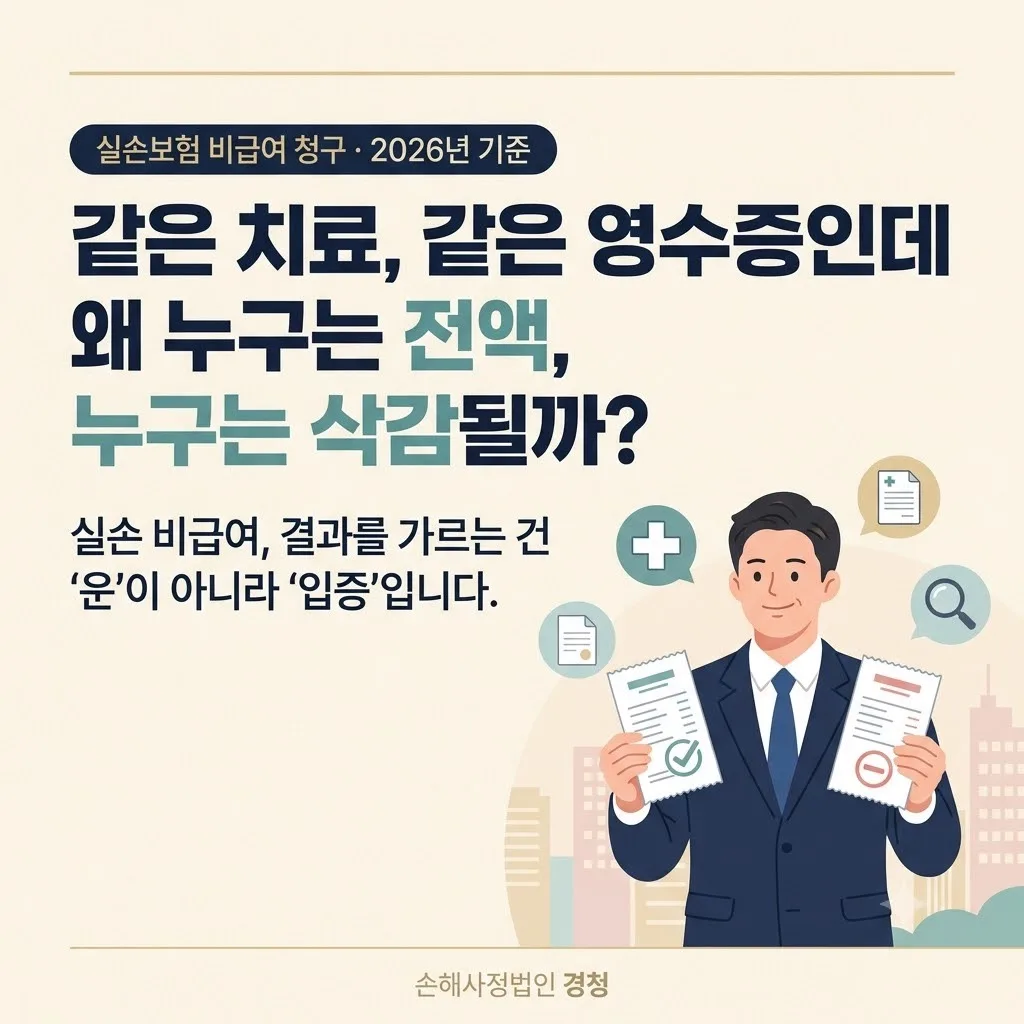 실손보험 비급여 완벽 가이드 — 도수치료·백내장·5세대 실손, 보험금은 무엇으로 갈리나 (2026)